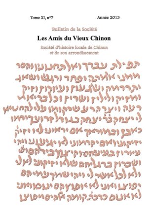 Bulletin des Amis du Vieux Chinon - année 2013